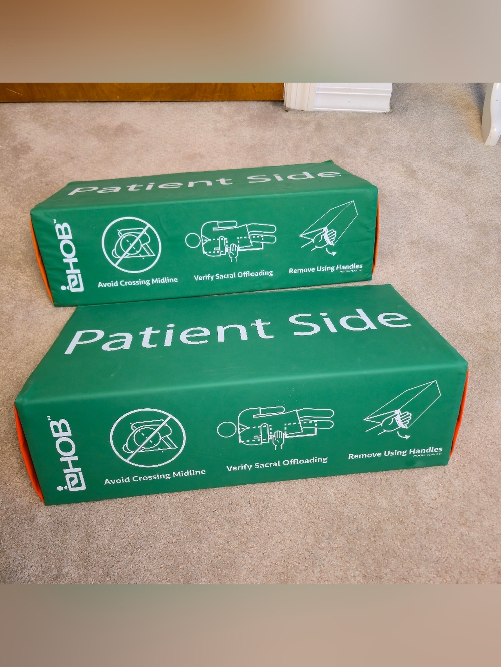 2X EHOB Body Position Perfect Wedge Pillow Verify Sacral Offloading